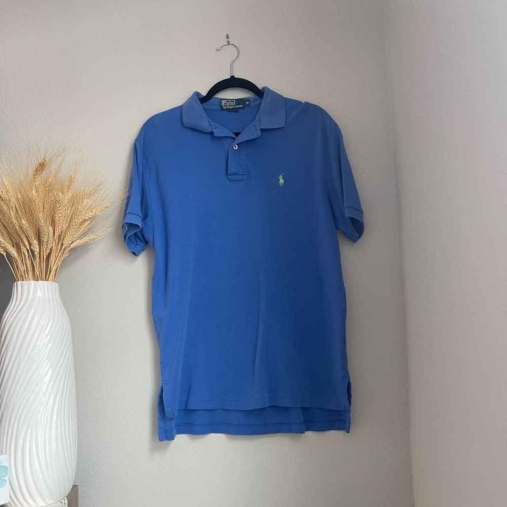 Polo by Ralph Lauren Men's Indigo Blue Polo Shirt - Size M